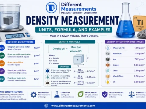 Density Measurement: Units, Formula, and Examples
