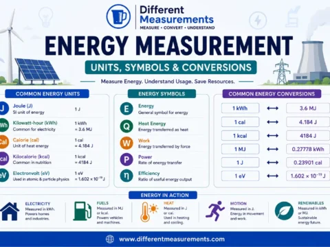Energy Measurement: Units, Symbols, and Conversions