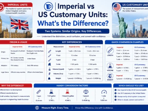Imperial vs US Customary Units: What’s the Difference?