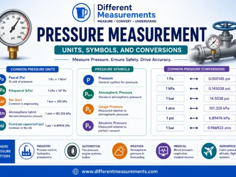 Pressure Measurement: Units, Symbols, and Conversions