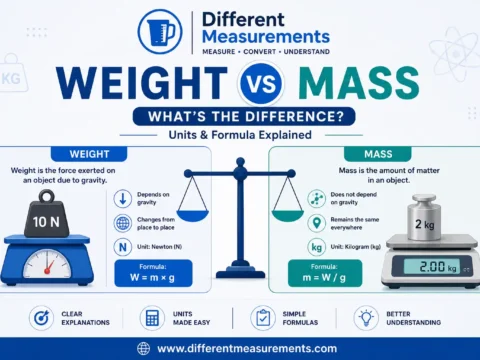 Weight vs Mass: Understanding the Difference and Measurement Units