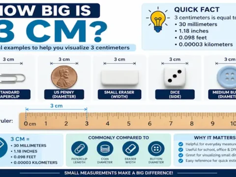 How Big Is 3 cm? 15 Common Everyday Things That Are About 3 cm Big