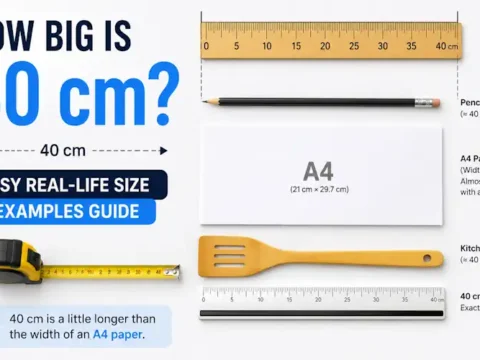 How Big Is 40 cm? Easy Real-Life Size Examples Guide
