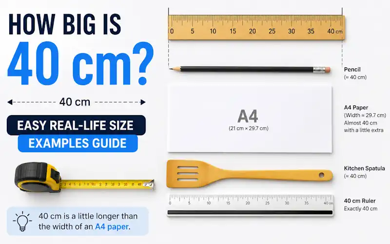 How Big Is 40 cm
