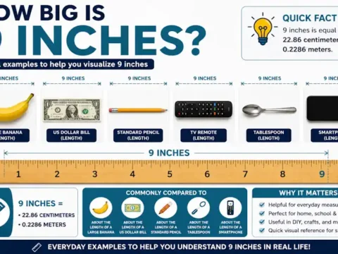 How Big Is 9 Inches? 15 Common Everyday Things That Are 9 Inches Long