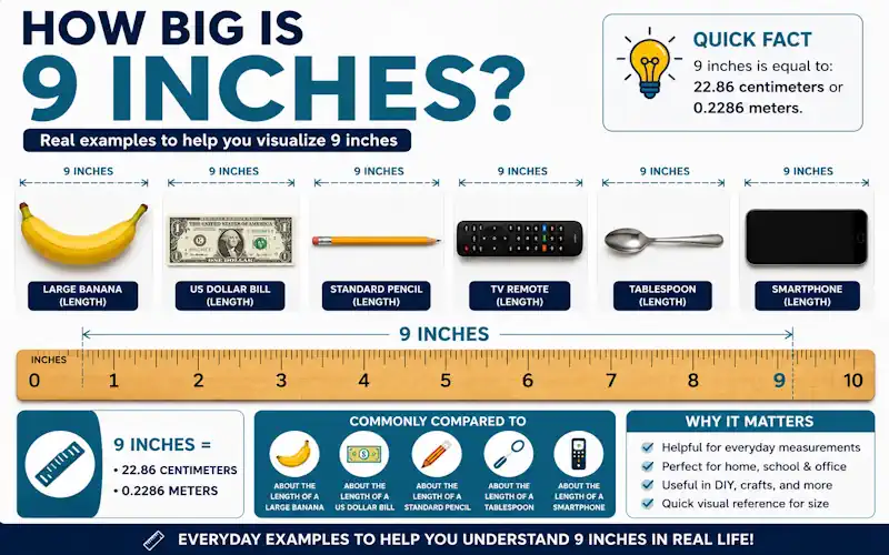 How Big Is 9 Inches