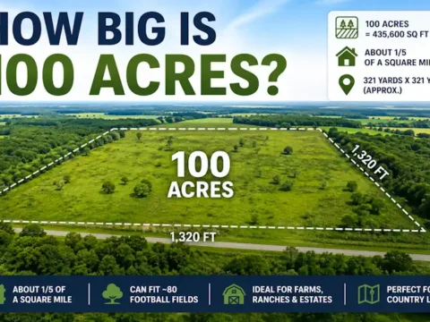 How Big Is 100 Acres? Size, Conversions & Real Comparisons