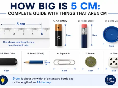 How Big Is 5 Cm: Complete Guide With Things That Are 5 Cm
