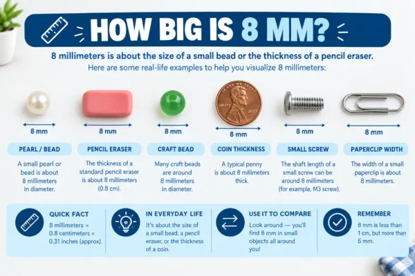 How Big Is 8mm? 9 Common Things That Are 8mm Big