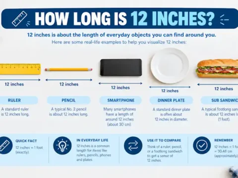 How Long Is 12 Inches? 14 Everyday Objects & Easy Comparisons