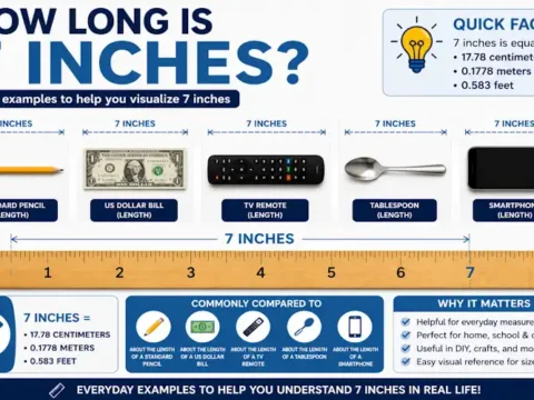 How Long Is 7 Inches? 16 Common Things That Are 7 Inches Long