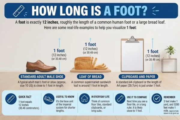 How Long Is a Foot? Simple Conversions and Everyday Comparisons