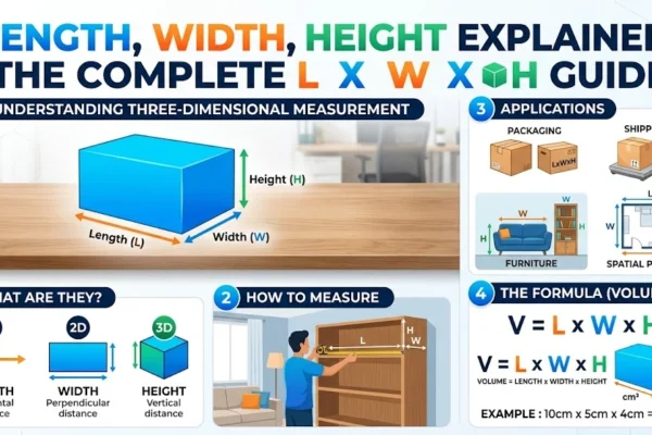 Length, Width, Height Explained: The Complete L x W x H Guide