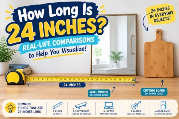 How Long Is 24 Inches? 18 Everyday Things for Easy Comparison