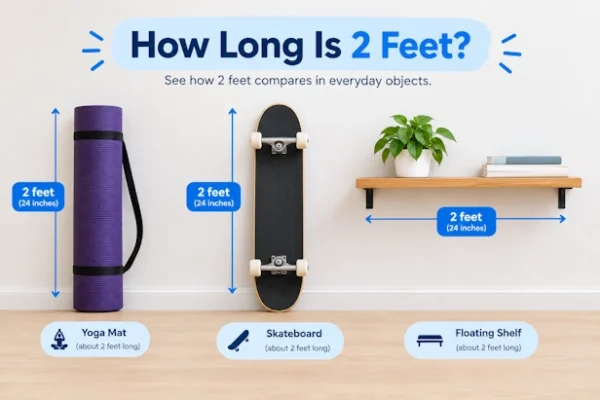 How Long Is 2 Feet? 16 Everyday Objects & Comparisons